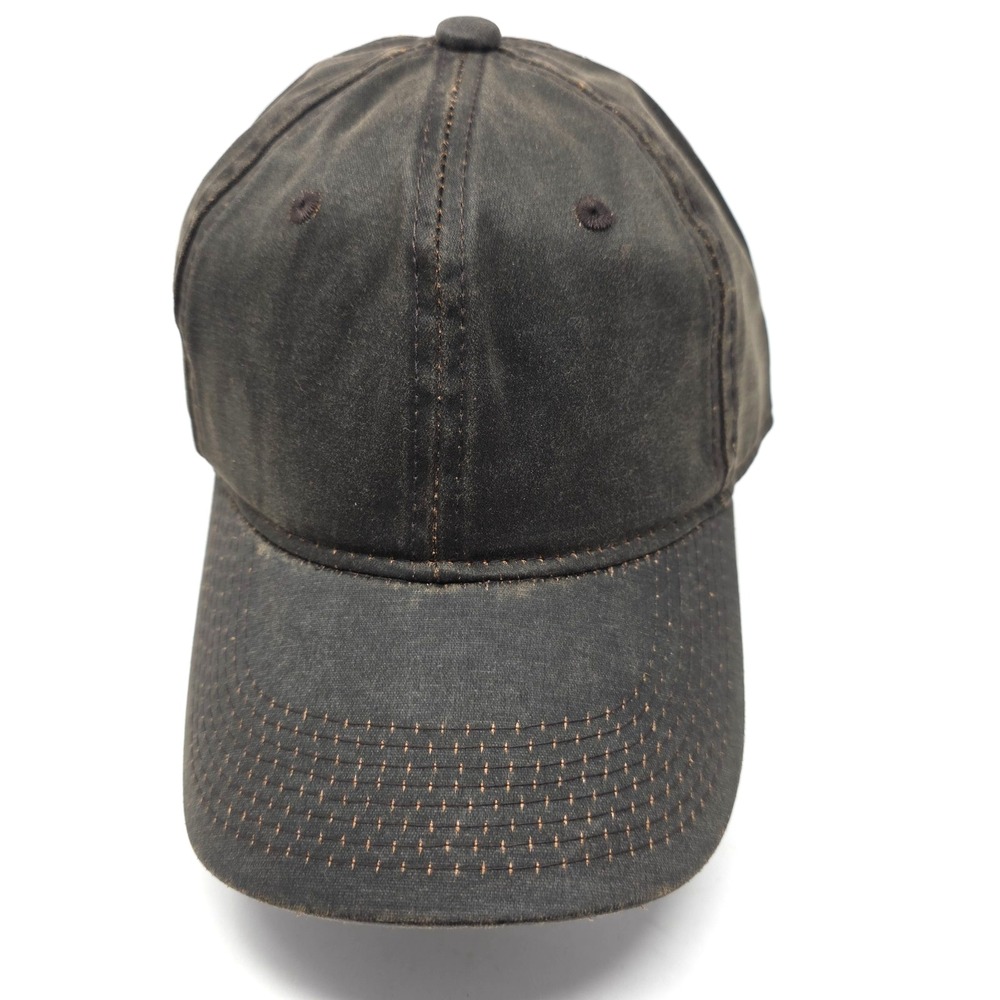 The Game Baseball Cap Mens OS Brown Outdoor Adjustable Back Vintage-Washed NWT